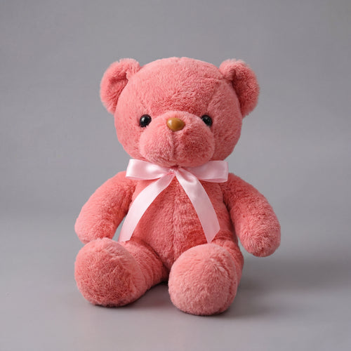 Soft Ribbon Teddy Bear